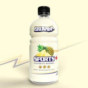Bruvana Sports+ Electrolyte Beverage (Pineapple Flavor) - 250ml