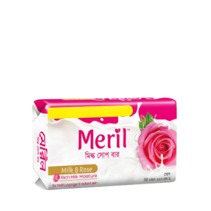 Meril Milk & Rose Soap Bar - 100gm